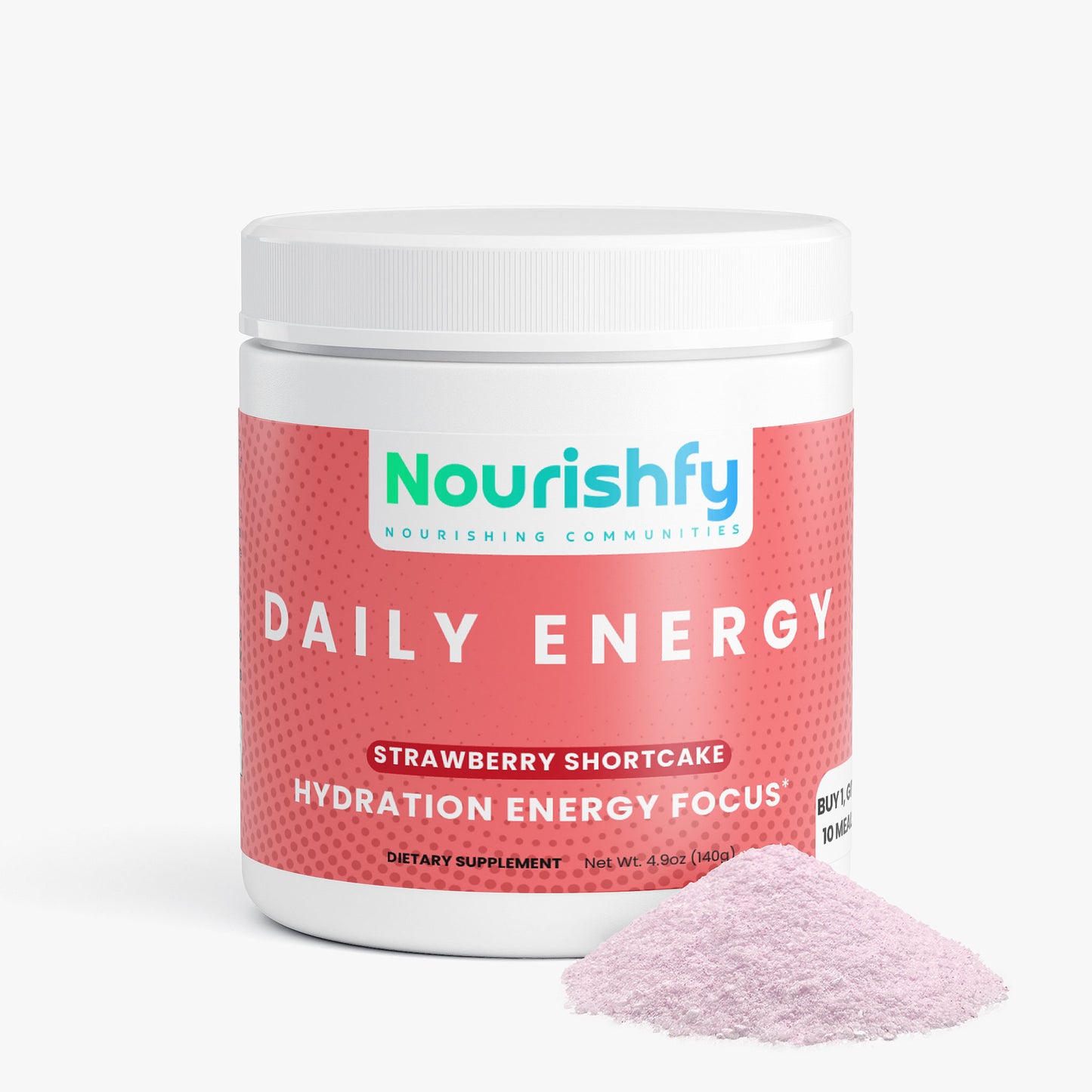 Energy Powder (Strawberry Shortcake)