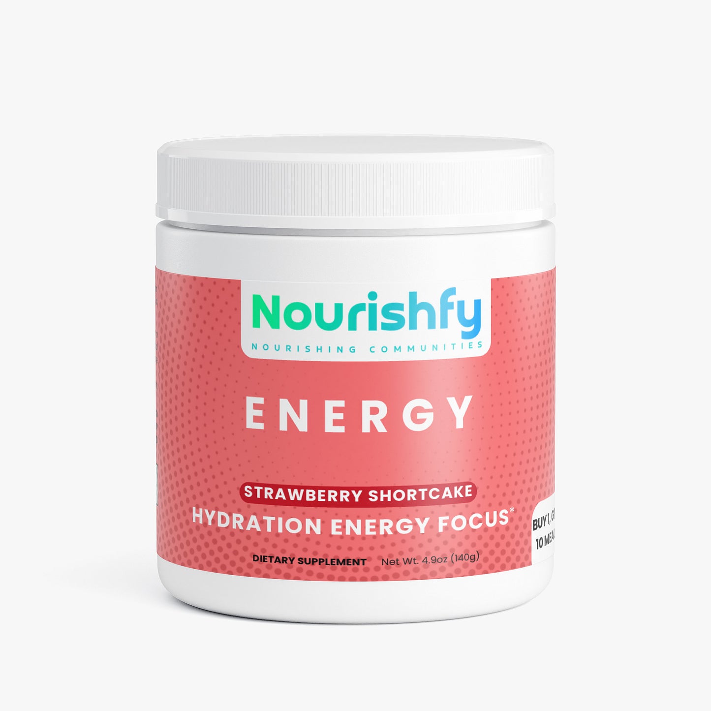 Energy Powder (Strawberry Shortcake)